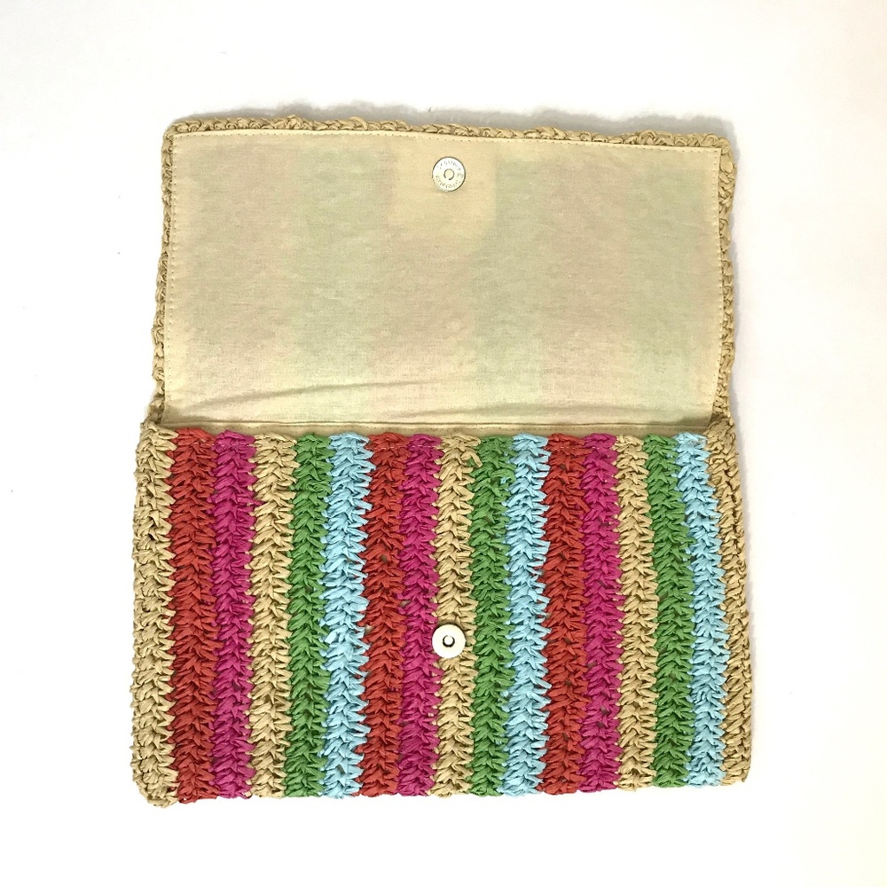 Straw Studios Extra Large Envelope Clutch - Picture 2 of 6